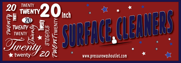 20" PRESSURE WASH SURFACE CLEANERS